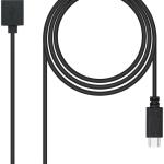 Cabo USB 2.0 c/ Conector USB - C Macho - USB - A Macho (3 mts) - Nanocable