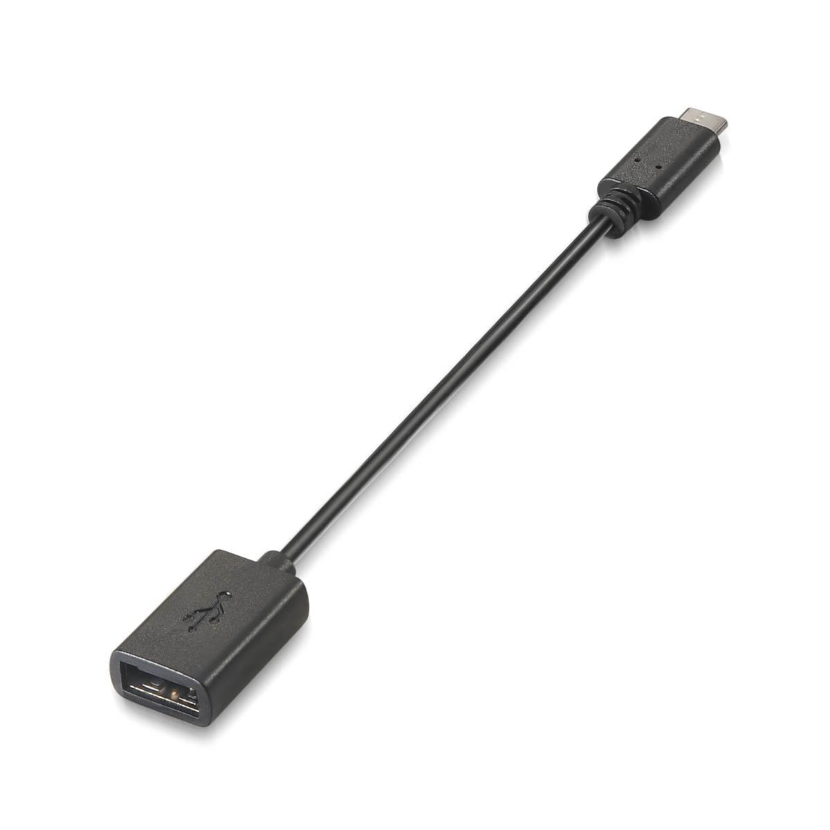 Cabo Adaptador USB C Macho - USB A Fêmea (15cm) - Nanocable