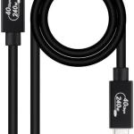Cabo USB 4 Gen3x2 Nanocable 40Gbps 5A/240W, USB - C M/M 1 M Preto