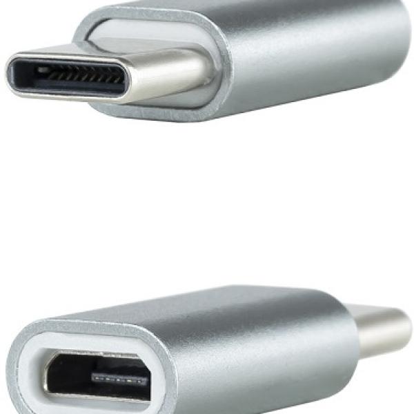 Adaptador União USB - C Macho - Micro USB Fêmea - Nanocable