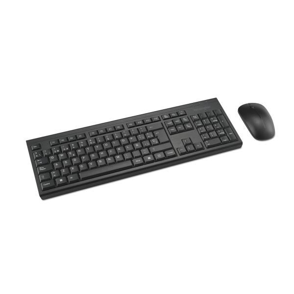 Teclado e Rato Kensington K75562ES Preto Espanhol QWERTY