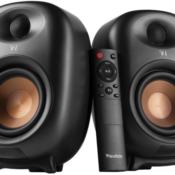 Colunas Amplificadas Estúdio BLUETOOTH 160W Preto (RS80) - AUDIZIO