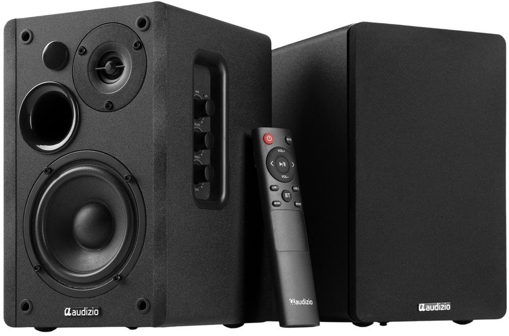 Colunas Amplificadas Estúdio BLUETOOTH 80W Preto (KS01) - AUDIZIO