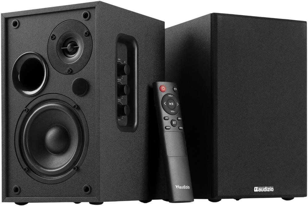 Colunas Amplificadas Estúdio BLUETOOTH 80W Preto (KS02) - AUDIZIO
