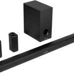 Soundbar 5.1 Canais + Subwoofer 160W c/ 2 Colunas Surround (SB100) - AUDIZIO