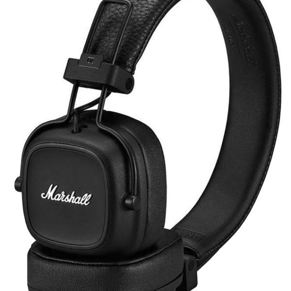 Auscultadores Bluetooth c/ Microfone Major IV (Preto) - MARSHALL