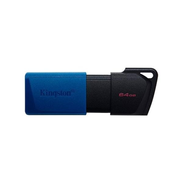 Pen Drive DataTraveler Exodia M USB 3.2 64GB (Preto/Azul) - KINGSTON