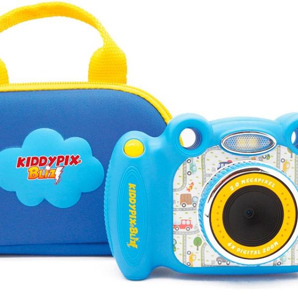 Câmara Digital KiddyPix Blizz p/ Crianças (Azul) - EASYPIX