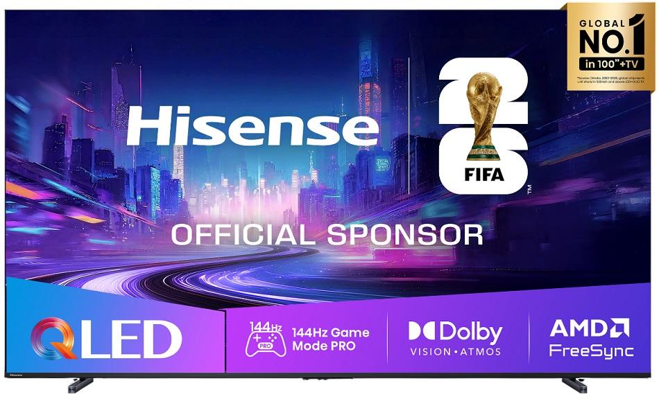 Smart TV QLED 100 100E7Q Pro 4K Ultra HD (Preto) - HISENSE
