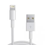 Cabo USB2.0 A Macho - Lightning iPhone Macho (1 metro) Branco - Nanocable