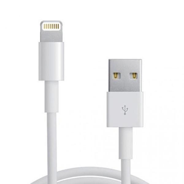 Cabo USB2.0 A Macho - Lightning iPhone Macho (1 metro) Branco - Nanocable
