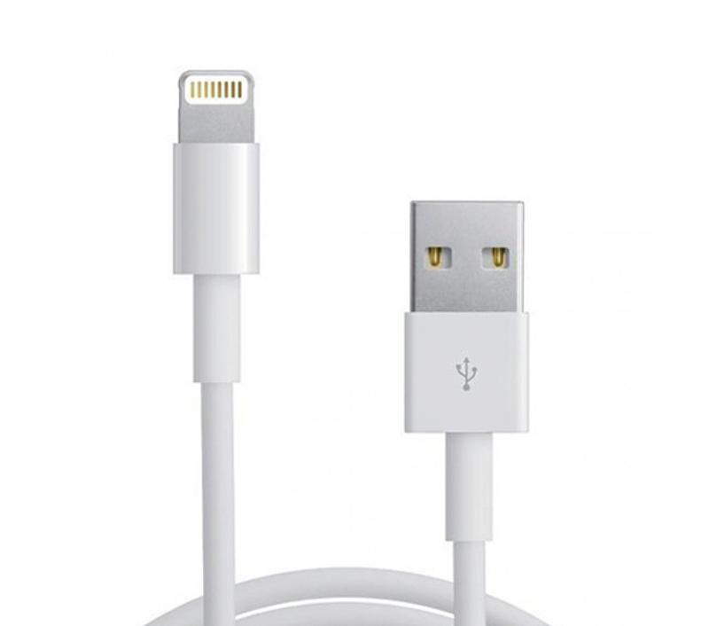 Cabo USB2.0 A Macho - Lightning iPhone Macho (1 metro) Branco - Nanocable