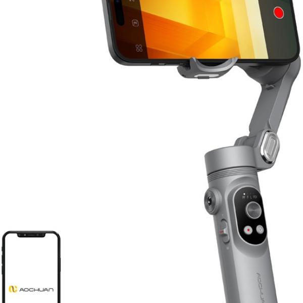 Estabilizador Gimbal X (Cinzento) - AOCHUAN