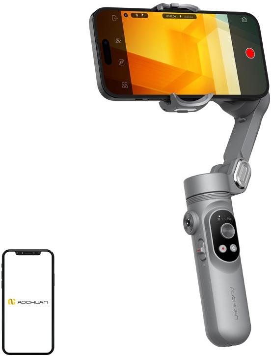 Estabilizador Gimbal X (Cinzento) - AOCHUAN