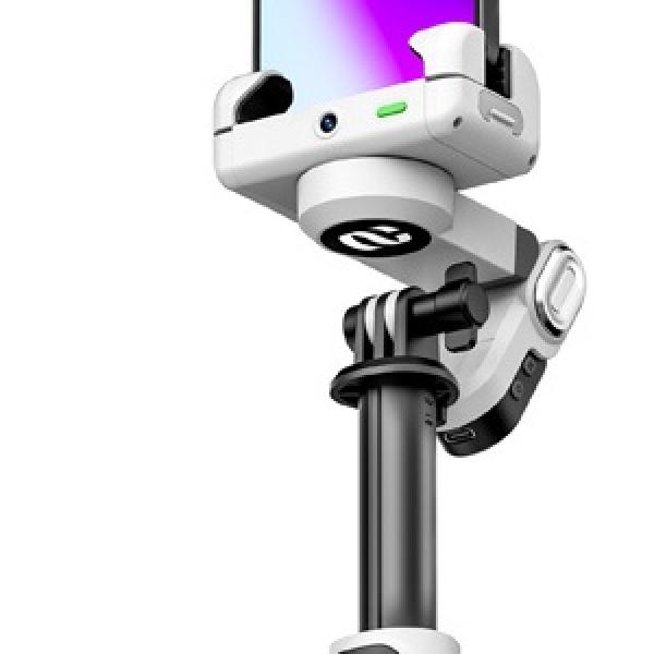 Estabilizador Gimbal M1 Pro c/ Iluminação RGB (Branco) - AOCHUAN