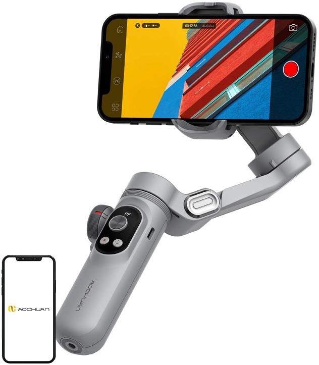 Estabilizador Gimbal X Pro Standard (Cinza) - AOCHUAN