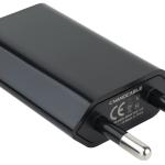 Alimentador USB 5V/1A 5W (Preto) - Nanocable