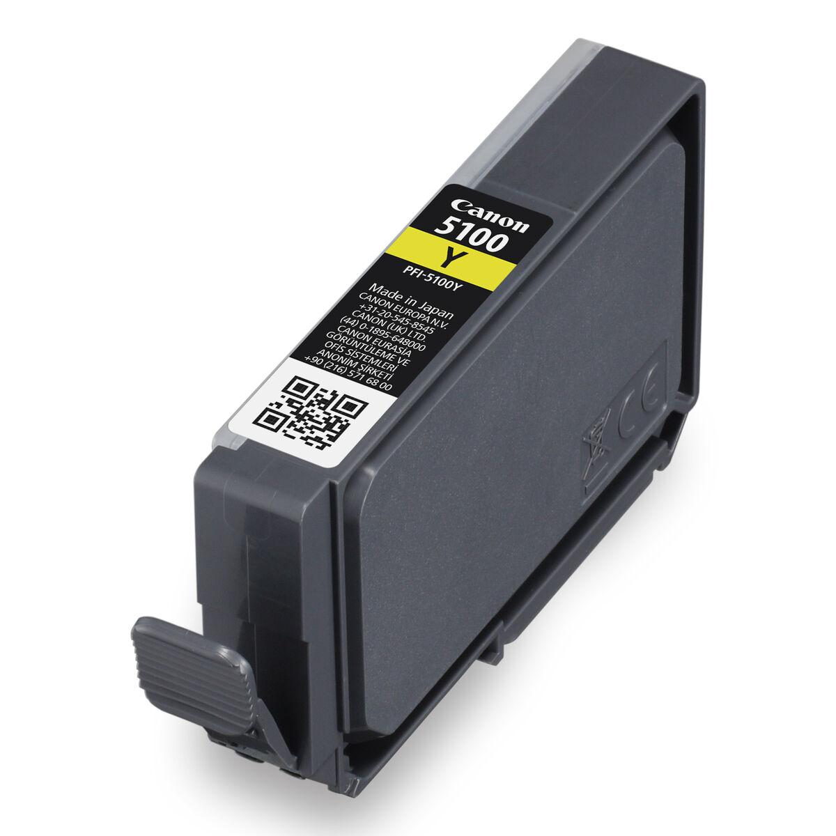 Tinteiro de Tinta Original Canon PFI-5100 Y EUR Amarelo