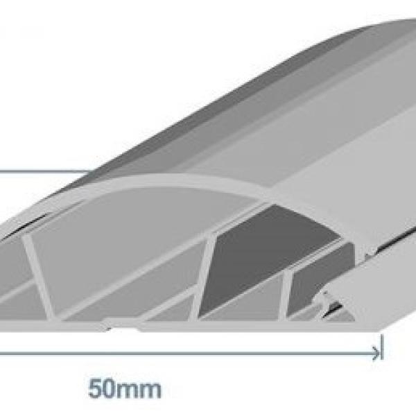 Calha de Chão 50x12mm Cinzenta (2 mts) - EFAPEL