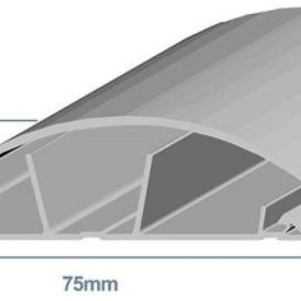 Calha de Chão 75x17mm Cinzenta (2 mts) - EFAPEL