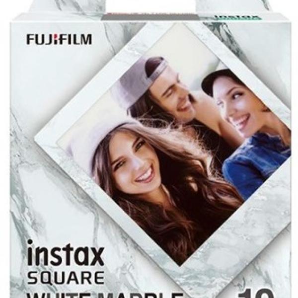 Papel Fotográfico p/ Instax Square ´White Marble´ (76,2 x 50,8 mm) - FUJIFILM