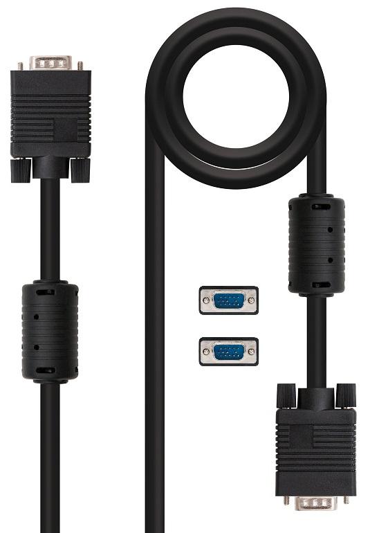 Cabo VGA Macho - VGA Macho c/ Filtros (15 mts) - Nanocable