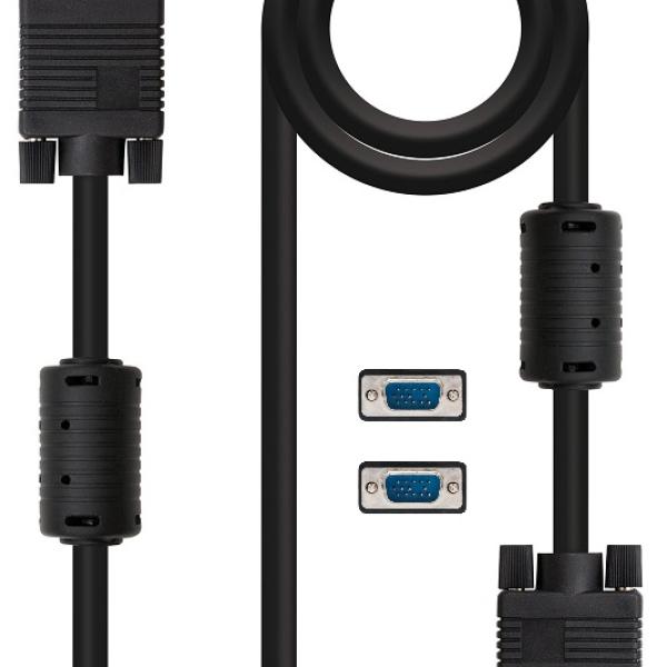 Cabo VGA Macho - VGA Macho c/ Filtros (15 mts) - Nanocable