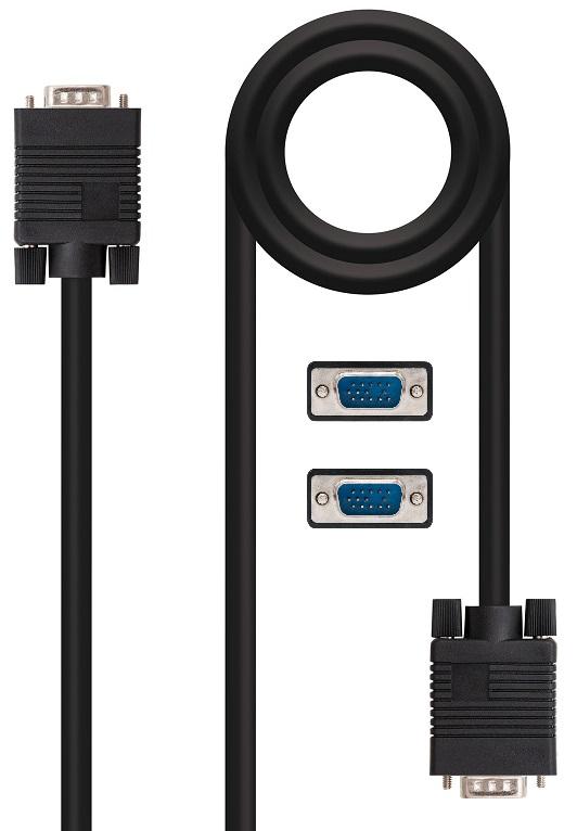 Cabo VGA Macho - VGA Macho (3 mts) - Nanocable