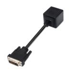 Adapatador DVI Macho - 2x VGA Macho Preto (0.20 m) - NANOCABLE