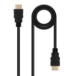Cabo HDMI V2.0 4K@60Hz 18Gbps Nanocable A M/M 0.5 M Preto