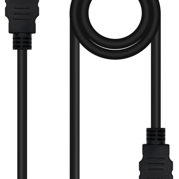 Cabo HDMI V2.0 4K@60Hz 18Gbps Nanocable A M/M 10 M Preto