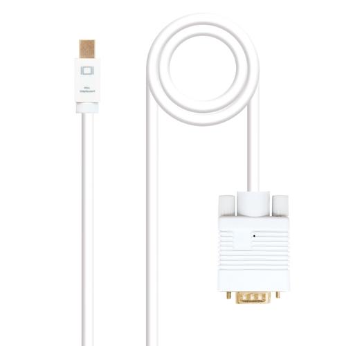 Cabo Mini Displayport Macho - VGA (D - Sub) Macho (2 mts) - Nanocable