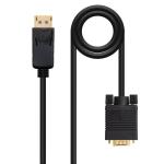 Cabo Displayport Macho - VGA Macho (2 mts) - Nanocable