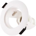 Suporte de Encastre Ø95mm p/ Lâmpada E14 (Branco) - GSC