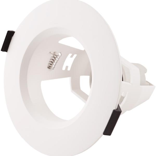 Suporte de Encastre Ø120mm p/ Lâmpada E27 (Branco) - GSC
