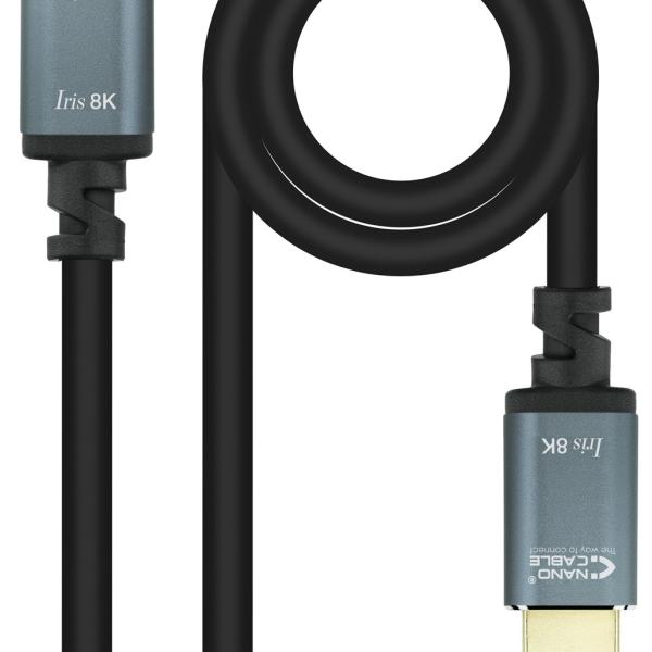 Cabo HDMI Macho - HDMI Macho 2.1 Iris 8K (1 metro) - Nanocable