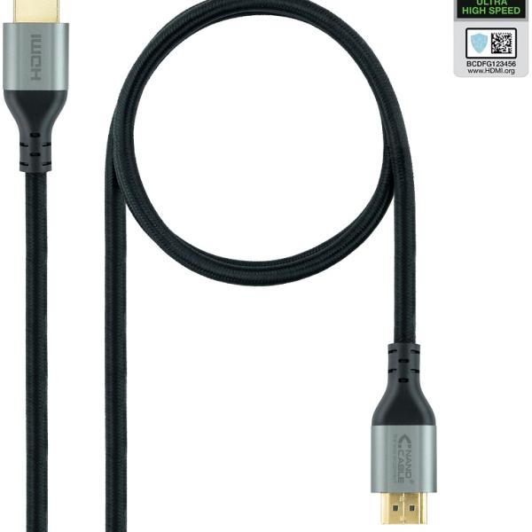 Cabo HDMI Macho - HDMI Macho 2.1 Ultra Velocidade (2 mts) - Nanocable