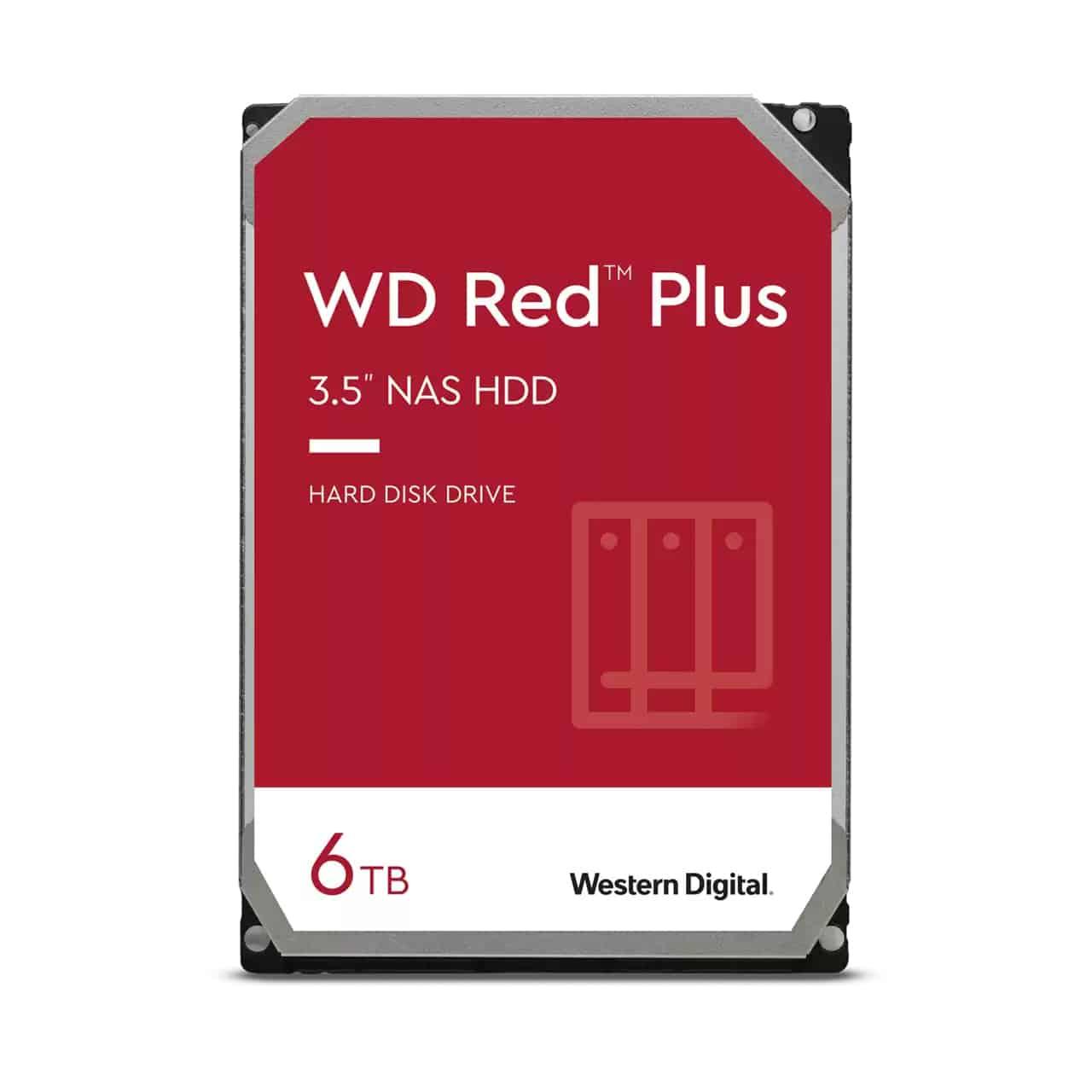 Disco Duro WD Red Plus 6Tb 256Mb 3.5" SATA 6Gb/s 5400rpm — Recondicionado