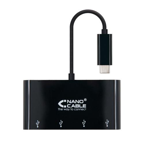 HUB USB C - 4x USB A 3.1 (Preto) - TooQ