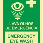 Sinal de Emergência - Fotoluminescente (150mmx200mm)