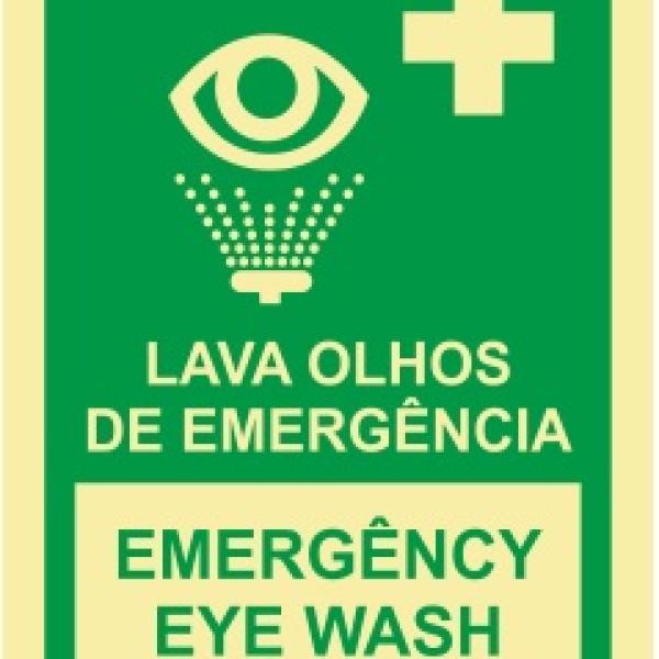 Sinal de Emergência - Fotoluminescente (150mmx200mm)