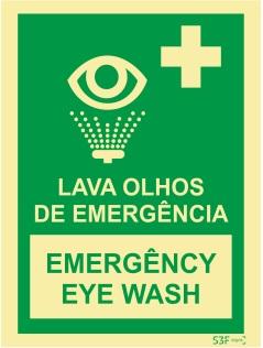 Sinal de Emergência - Fotoluminescente (150mmx200mm)