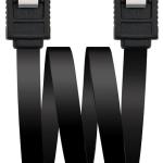 Cabo SATA III - SATA III Preto (50cm) - Nanocable