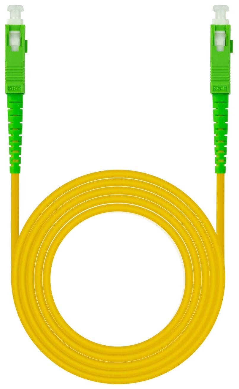 Cabo de Fibra Ótica SC G.657.A2 Amarelo (50 metros) - NANOCABLE