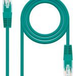 Cabo de Rede RJ45 Cat5e U/UTP Verde (1 metro) - Nanocable