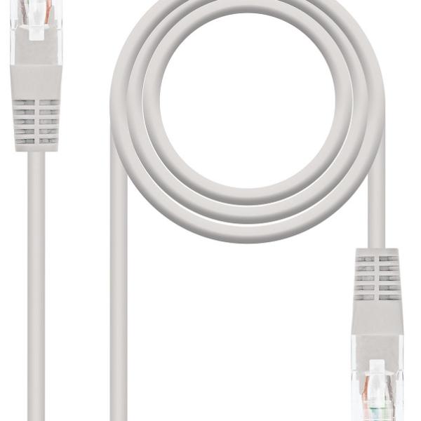 Cabo de Rede RJ45 Cat5e U/UTP Cinzento (15 mts) - Nanocable