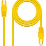 Cabo de Rede RJ45 Cat6e U/UTP Amarelo (3 mts) - Nanocable