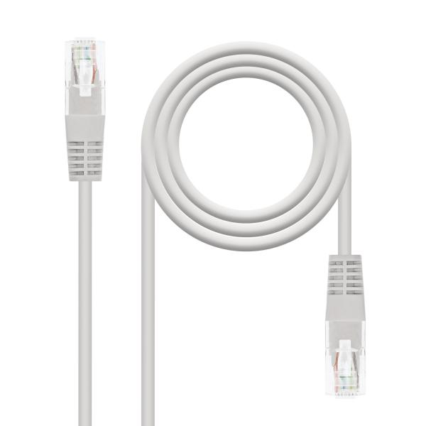 Cabo de Rede RJ45 Cat6 U/UTP (UTP) Cinzento (30 metros) - NANOCABLE