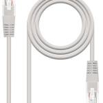 Cabo de Rede RJ45 CAT6e U/UTP Cinzento (2 mts) - Nanocable