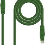 Cabo de Rede RJ45 Cat6A UTP AWG26 Verde (25 cm) - Nanocable